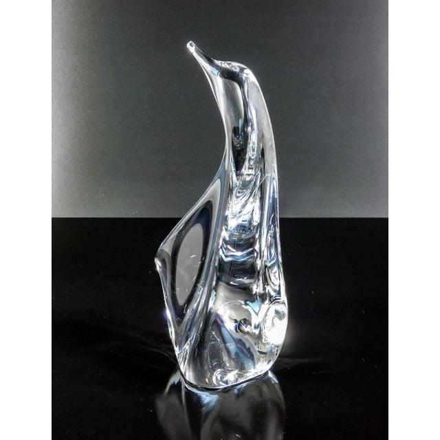 1990s Sculpture Penguin from Daum, France For Sale - Image 5 of 9