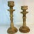 Vintage Italian Rustic European Ceruse Wood Pillar Candle Holders - Set of 2. For Sale - Image 10 of 12