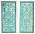 Pair of Antique Solid Brass Openwork Wall Hangings / Architectural Grilles For Sale - Image 11 of 17