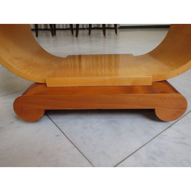 Side Table with One Drawer and U-Shaped Base, 1940s For Sale - Image 18 of 18
