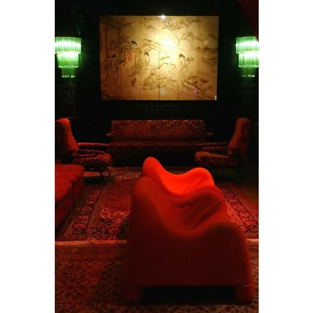 Mid-Century Modern Mid-Century Asian Wood Panel For Sale - Image 3 of 7