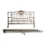 Late 20th Century Art Nouveau King Brass Bed Frame by Elliott's Designs For Sale