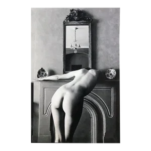 Christophe Von Hohenberg Mirroir - Standing Nude Rear View Signed
