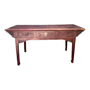 Late 19th Century Antique Chinese Altar Table With Drawers