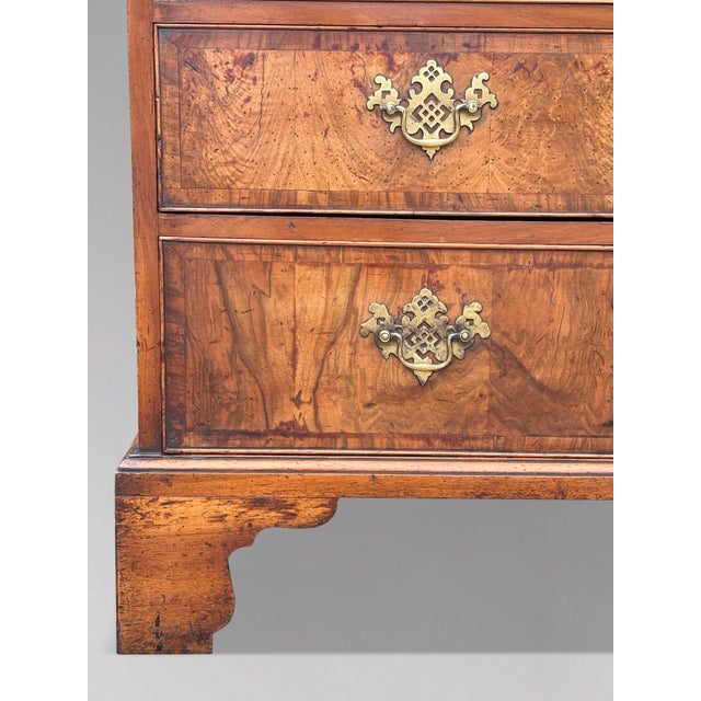 Antique George II Walnut Chest of Drawers, 1740 For Sale - Image 12 of 14