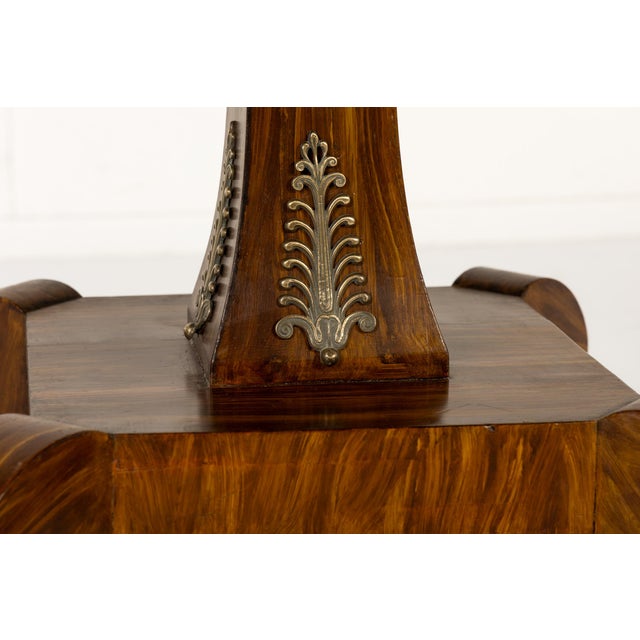 19th Century English Regency Rosewood Centre Table For Sale - Image 6 of 9