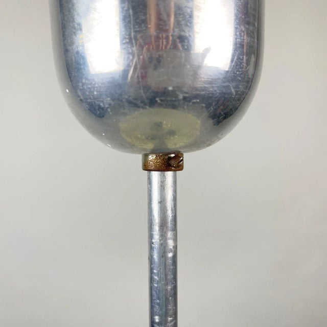 Metal Mid-Century Glass Pendant from Napako, Czechoslovakia, 1960s For Sale - Image 7 of 10