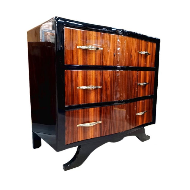 Art Deco French Rosewood Chest of Drawers, 1930s For Sale - Image 12 of 13
