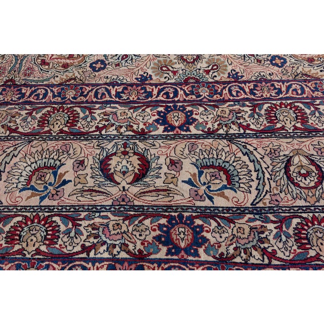 Antique Persian Kirman Rug For Sale In New York - Image 6 of 8