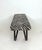 Sculptural Modern Bench in the Style of Adrian Pearsall, Zebra Fabric For Sale In Miami - Image 6 of 12