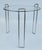 Chrome C1970's Saporiti Italia Polished Chrome Over Steel & Glass Stacking, Nesting Tables - Set of 3 For Sale - Image 8 of 18