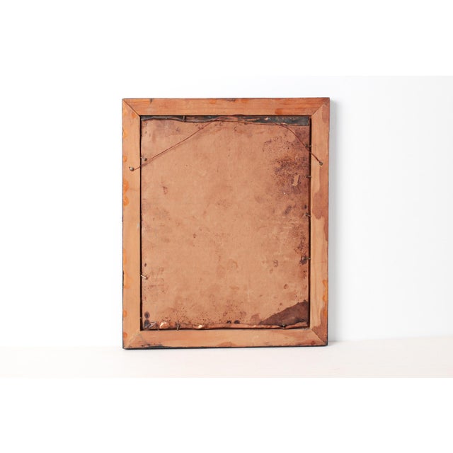 Mid-Century Parrot Copper Repoussé Plaque in Rustic Wood Frame For Sale - Image 9 of 14