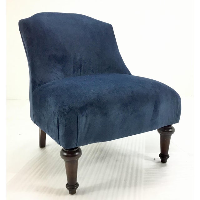 Celerie Kemble for Henredon Blue Velvet Chair Chairish