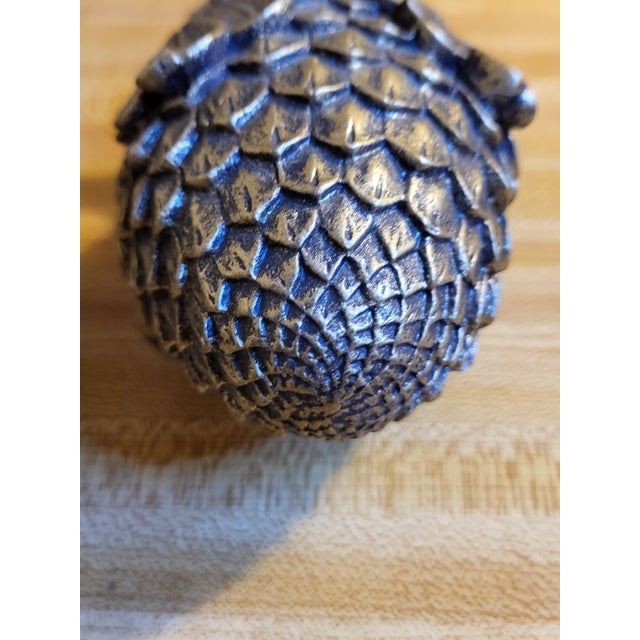 French 1990s French Style Ceramic Acorn Finials For Sale - Image 3 of 11