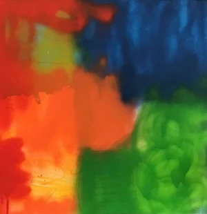 Contemporary Modern Mixed-Media-Tube Pencil Spray Liquids Painting by Stephen Stilgenbauer
