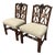Chippendale Vintage Side Chairs, Pair For Sale