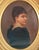 Portrait of a woman in oil on canvas by cesare ghirardi. In a gilded oval frame. Italy, 1891 origin italy period 1891...