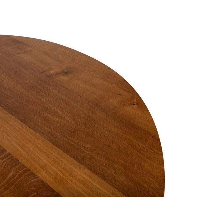 Janua Basket Wooden Dining Table For Sale - Image 6 of 11