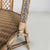 Art Nouveau Italian Chairs in Rattan and Light Blue Rattan, 1900s, Set of 2 For Sale - Image 9 of 18