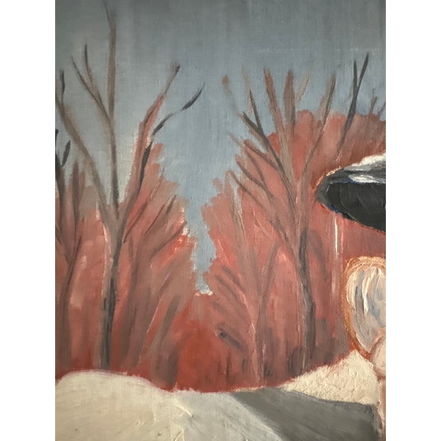 Portraiture 1980s Oil Painting - Portrait by Lester J Clarke (1912-1999) For Sale - Image 3 of 13