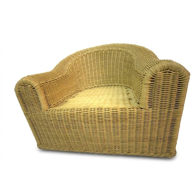 Rattan Outdoor Armchair, 1990s For Sale - Image 3 of 5
