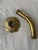 1950s Vintage Dolphin Motif Solid Brass 3-Handle Tub & Shower Set – Unlacquered Polished Brass, Hollywood Regency Style Phylrich For Sale - Image 5 of 17