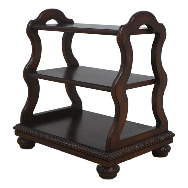 Bernhardt Furniture Mahogany 3 Tier Table For Sale