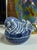 Japanese Vintage Fitz and Floyd Blue & White Porcelain Wood Duck Trinket Box For Sale - Image 3 of 5