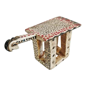 Vintage Mossi Wood Stool Burkina Faso