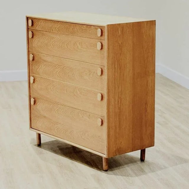 Vintage Oak Chest of Drawers from Meredew, 1960s For Sale - Image 13 of 14