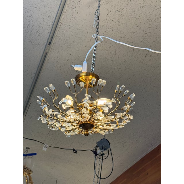 Design Plus Gallery presents the Brielle Semi Flush-Mount from Vienna Full Spectrum. The light is a traditional, organic-...