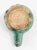 16th Century or Earlier Green Glazed Middle Eastern Pottery Oil Lamp For Sale - Image 9 of 11
