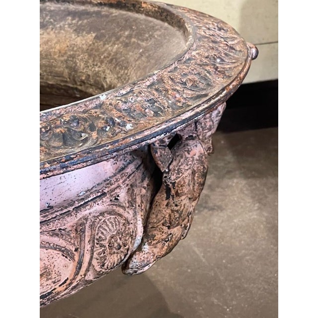 Metal 19th C. French Iron Planter For Sale - Image 7 of 8
