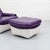 1970s Set of Orchid Lounge Chair by Michel Cadestin for Airborne, 1970s For Sale - Image 5 of 16