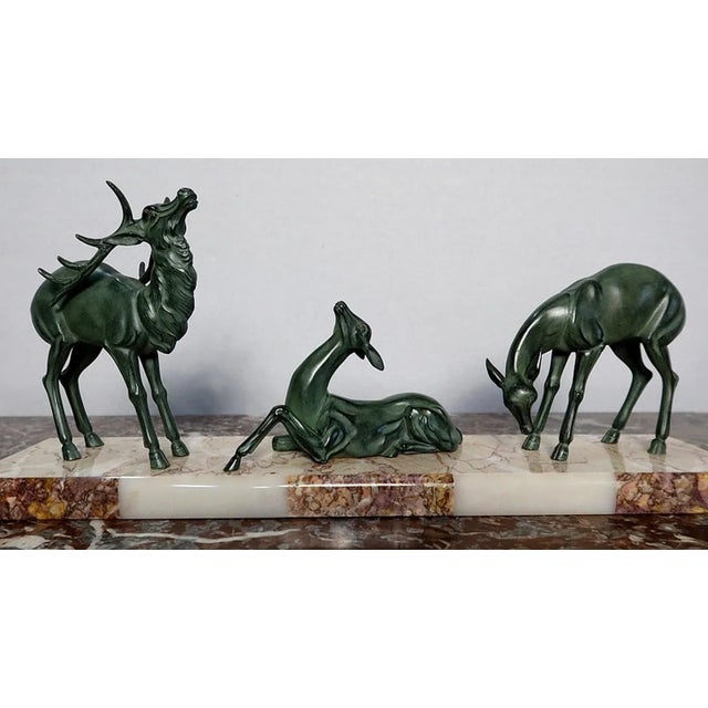Art Deco Stag & Deer, 20th-Century For Sale - Image 4 of 18