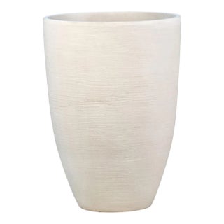 White Composite Planter Pot Large For Sale