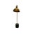 Late 20th Century Vintage Desk Lamp Brass on Heavy Cylinder Base Industrial Style Decor For Sale - Image 5 of 7