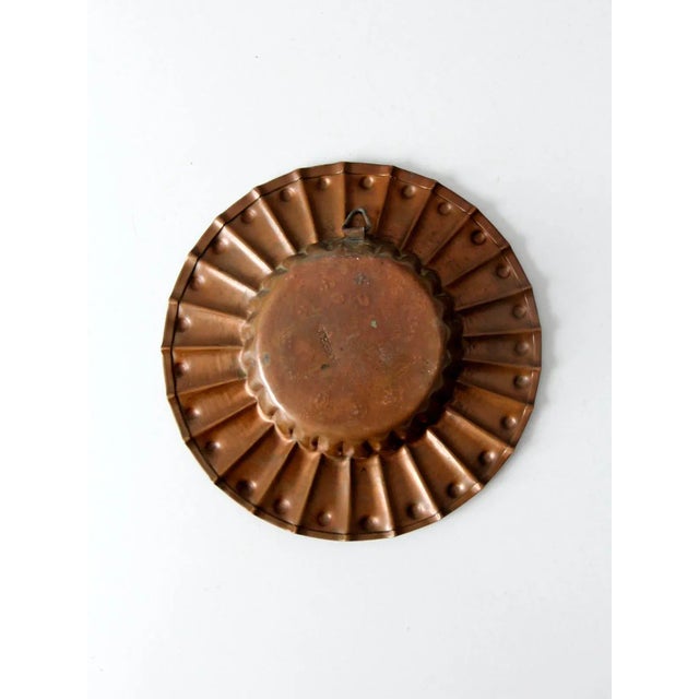 Metal United Arab Republic Copper Bowl Circa 1960s For Sale - Image 7 of 10