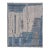 Large Afghan Modern Contemporary Abstract Rug in White and Shades of Blue 12'6 X 15'6 For Sale