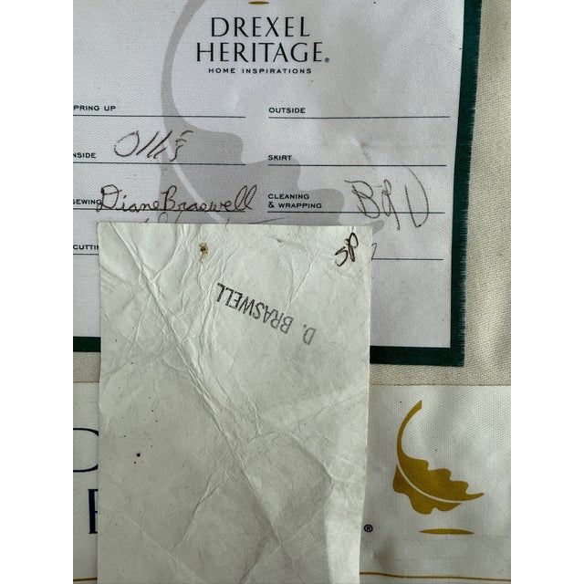 Drexel Heritage Bergere Chair For Sale - Image 10 of 11