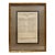 1840 Philadelphia District Court Juror List Antique Broadside Framed For Sale
