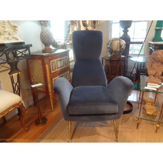 1960s Pair of Italian Modern Sculptural Lounge Chairs For Sale - Image 11 of 11