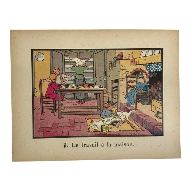Jean-François Raffaëlli – French Educational Illustration / Children K For Sale