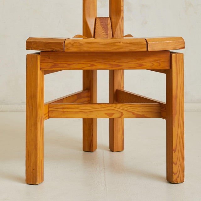 Wood Finnish Pine Bistro Table and 'Rantasipi' Chairs by Arnold Lerber, 1970s For Sale - Image 7 of 11