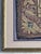 This framed textile is an antique Middle Eastern bullion goldwork embroidery, likely originating from the Ottoman Empire...