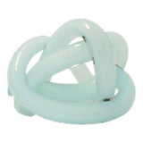 Image of SkLO Wrap Object Glass Knot - Celadon Green For Sale