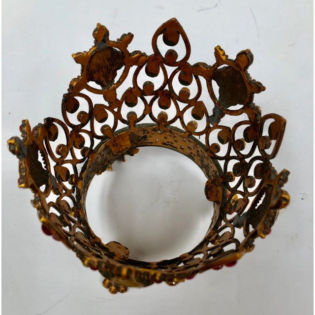 Gold Jeweled Candle Holders Set of 2 Chairish