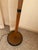 1960s Vintage Mid-Century Modern Wood Floor Lamp With Woven Double Shade. For Sale - Image 5 of 5