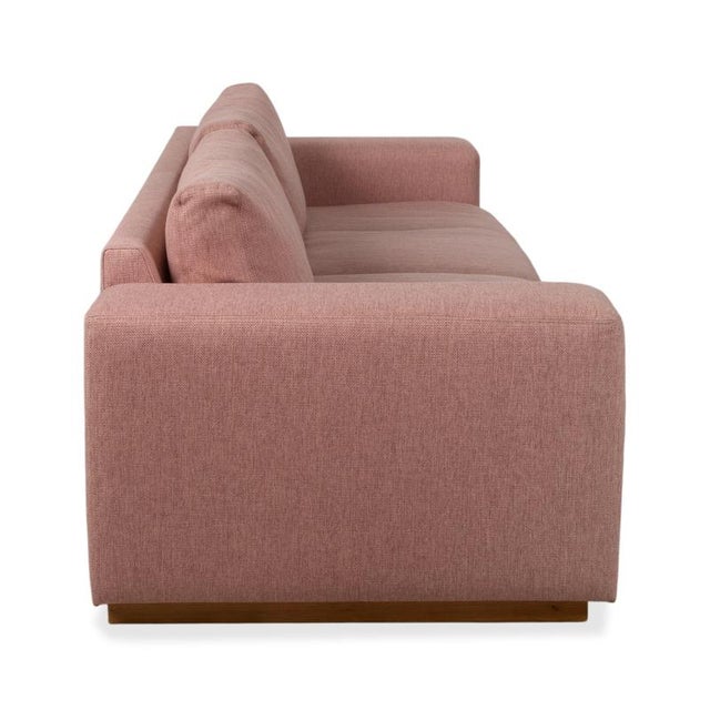 Sepia Fabric Three-Seater with Ottoman in Rose with Storage Compartment from Bolia, Set of 2 For Sale - Image 18 of 18