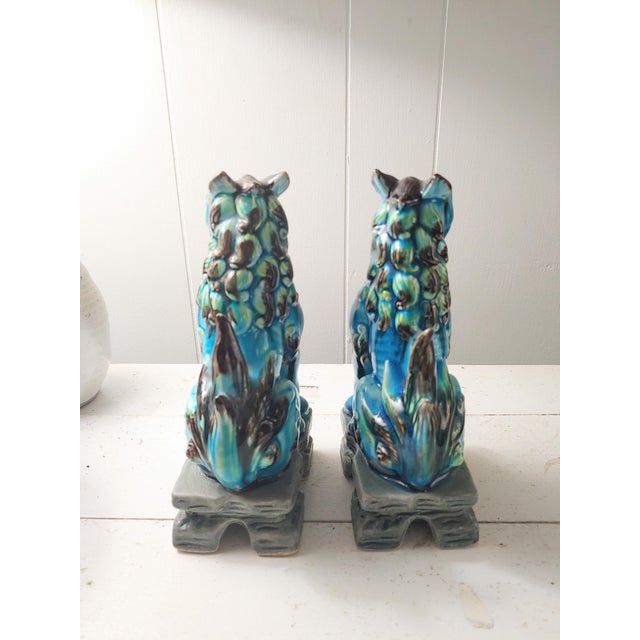 Mid 20th Century Mid 20th Century Foo Dogs Made in Japan, a Pair For Sale - Image 5 of 8